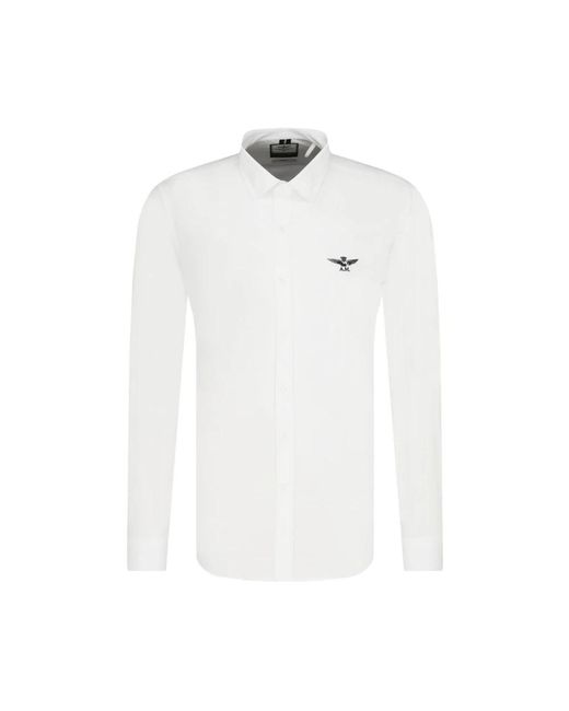Formal Shirts di Aeronautica Militare in White da Uomo