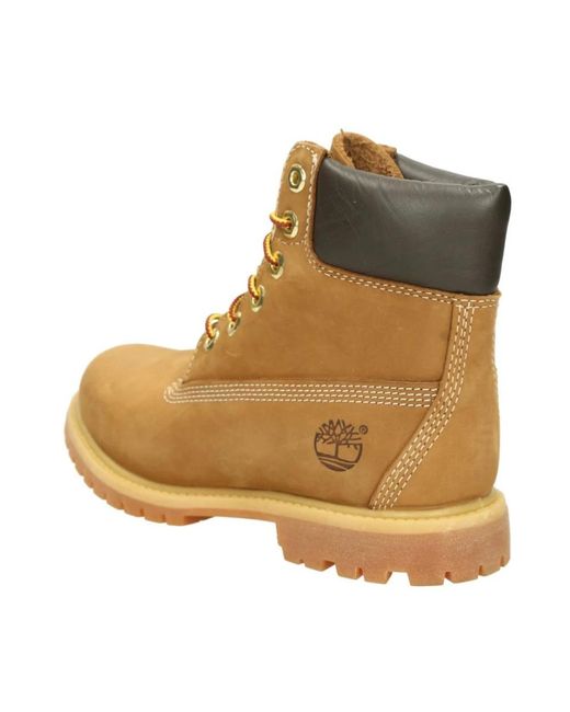 Timberland Natural Lace-Up Boots
