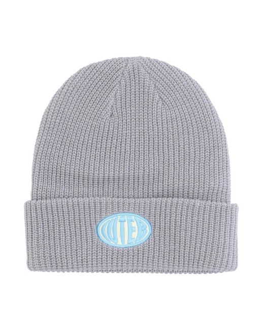 Iuter Accessoires ,Grijs ,Wol Donkergrijze Beanie Hoed in het Gray voor heren