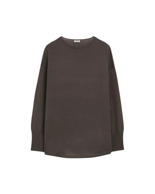 Aspesi Brown Long Sleeve T-Shirts