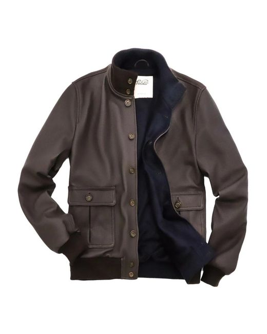 Valstar Black Leather Jackets for men