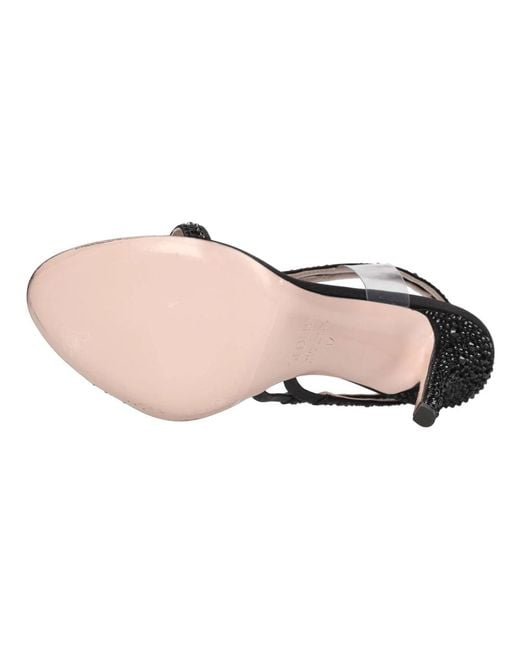 Gedebe Black High Heel Sandals