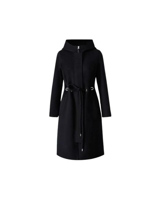 Mackage Jassen ,Zwart ,Wol Handgemaakte Wollen Jas in het Black