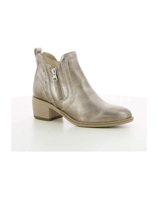 Nero Giardini Gray Heeled Boots