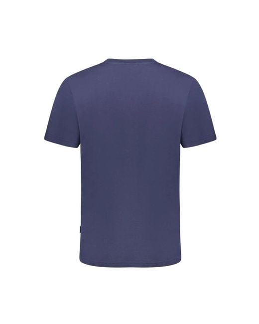 Fila Tops ,Blauw ,Grafisch T-Shirt 1911 Fusion Stijl in het Blue voor heren