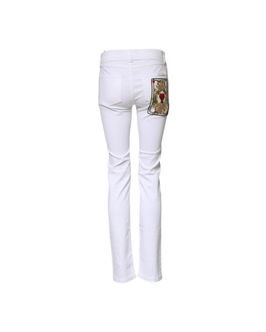 Dolce & Gabbana Blue Skinny Fit Jeans
