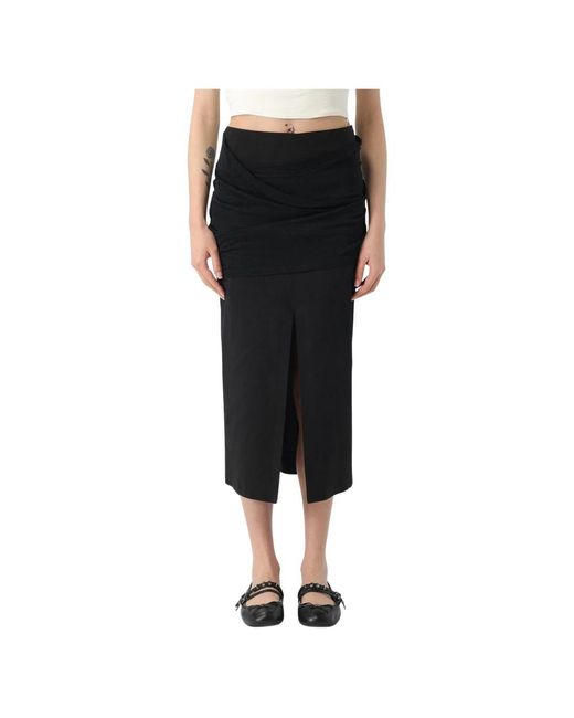 Pinko Black Pencil Skirts