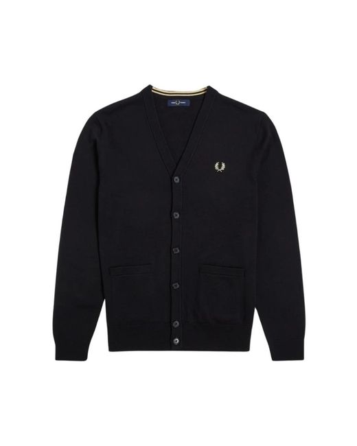 Cardigans Fred Perry de hombre de color Blue