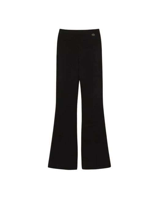 Twinset Black Wide Trousers