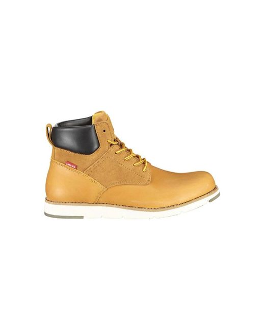 Lace-Up Boots di Levi's in Yellow da Uomo