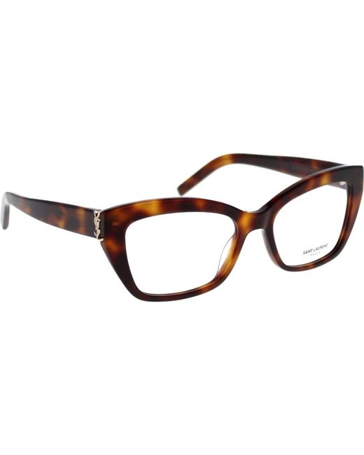 Saint Laurent Brown Glasses for men