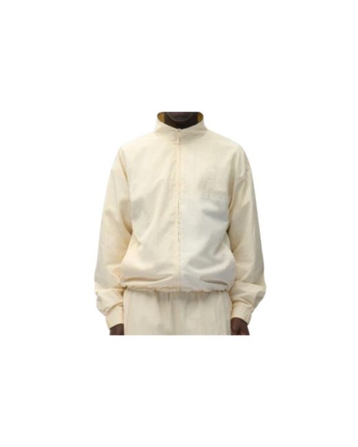 Arte' Jassen ,Polyester Squared Track Jacket in het White voor heren