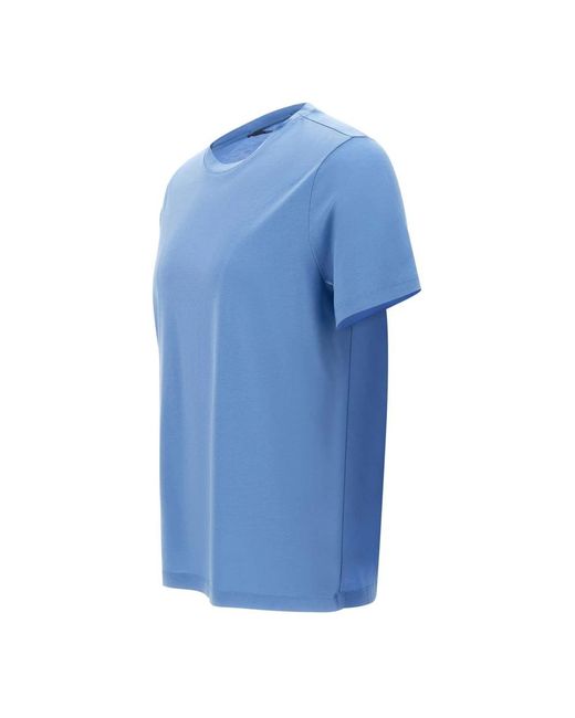 Kangra Tops ,Blauw ,Katoen T-Shirt Met Ronde Hals in het Blue voor heren