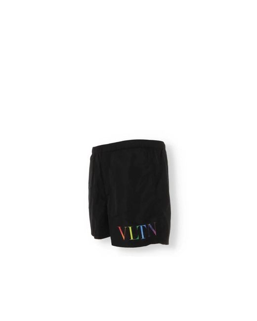 Valentino Black Beachwear for men