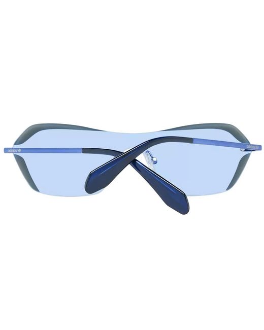 Adidas Blue Blaue sonnenbrille mit spiegeleffekt