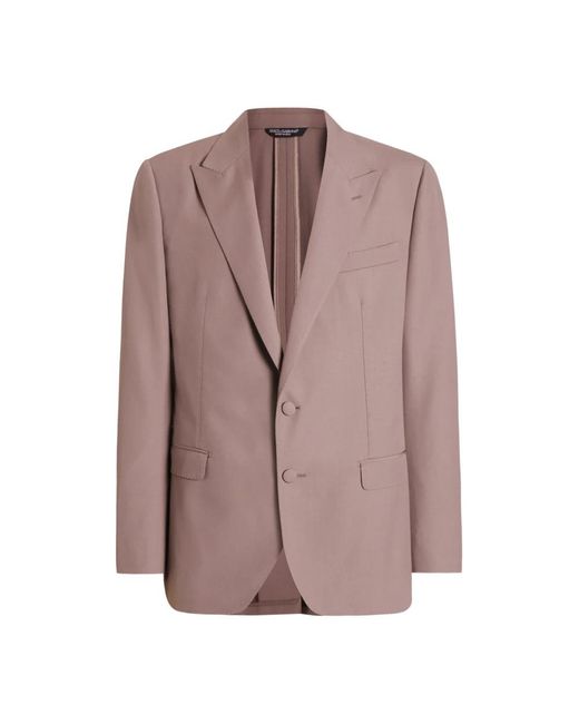 Dolce & Gabbana Brown Blazers for men