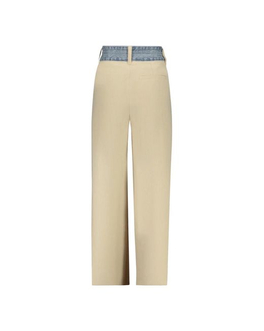 Desigual Natural Straight Trousers