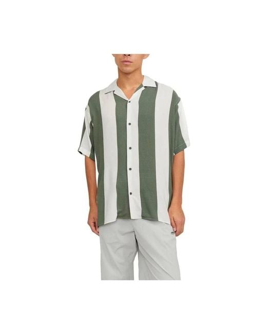 Jack & Jones Green Short Sleeve Shirts for men