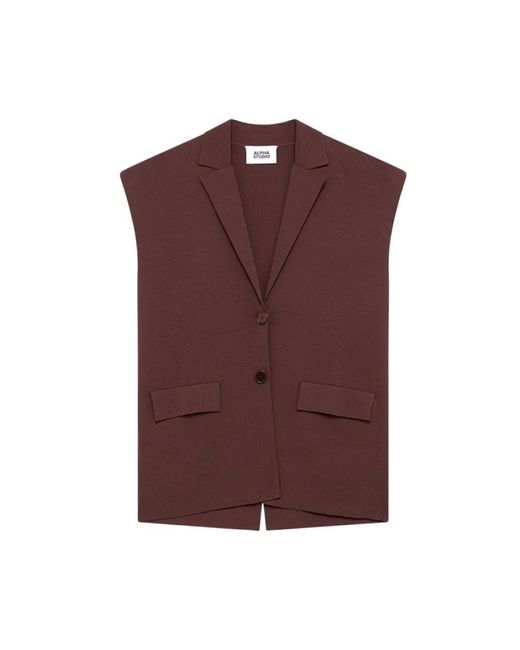 Alpha Studio Purple Vests