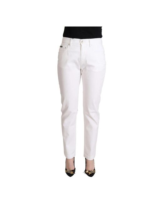 Dolce & Gabbana Blue Skinny Jeans