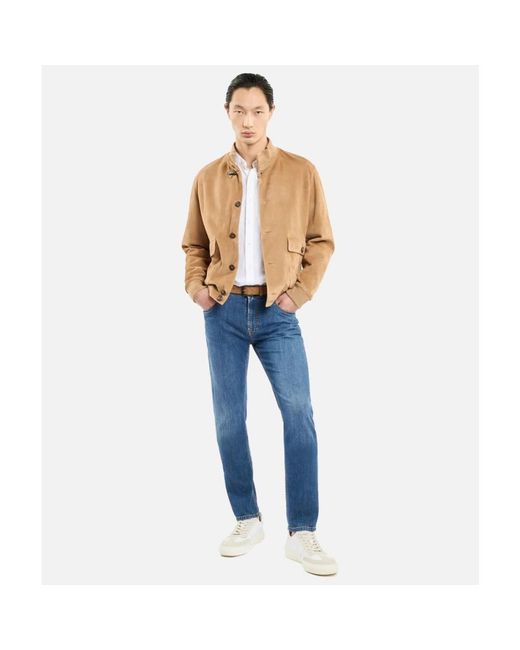 Fay Blue Slim Fit Jeans for men