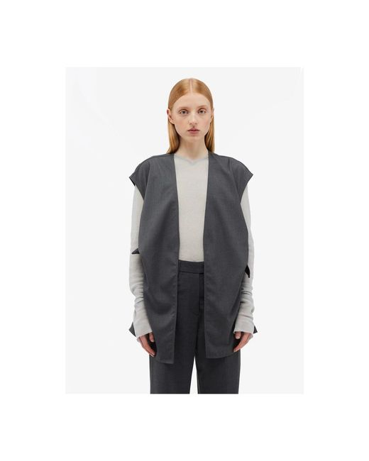 REMAIN Birger Christensen Gray Waistcoats