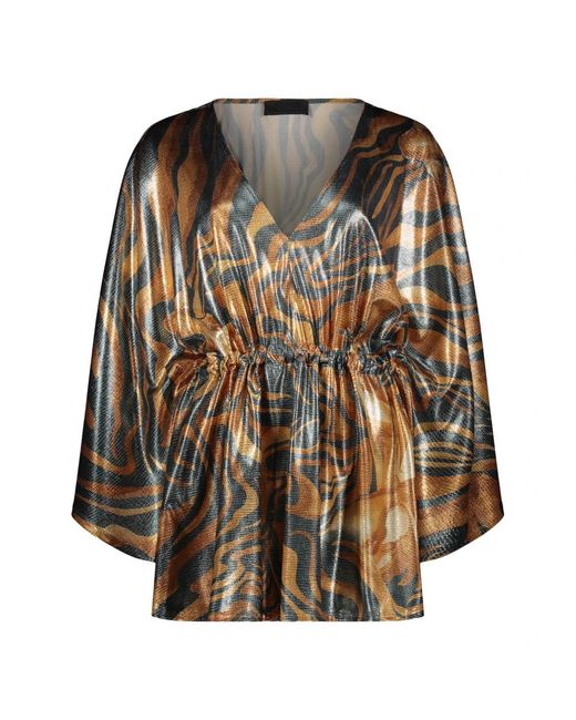 Blouses Alberta Ferretti de color Brown