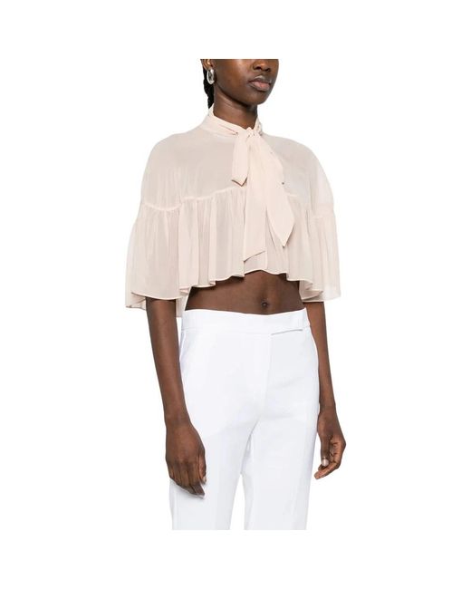 Max Mara White Blouses