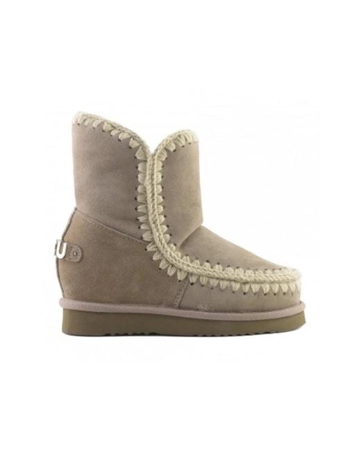 Mou Natural Winter Boots
