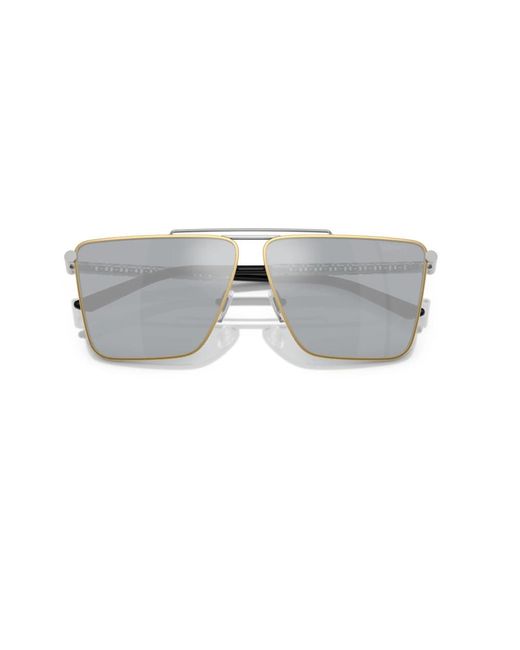 Versace Gray Sunglasses for men