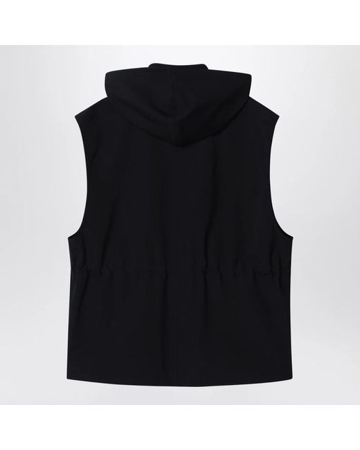 Auralee Black Vests for men