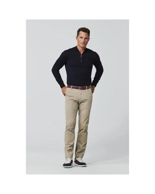 Meyer Black Chinos for men