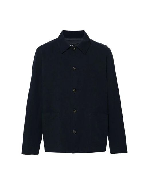 A.P.C. Blue Light Jackets for men