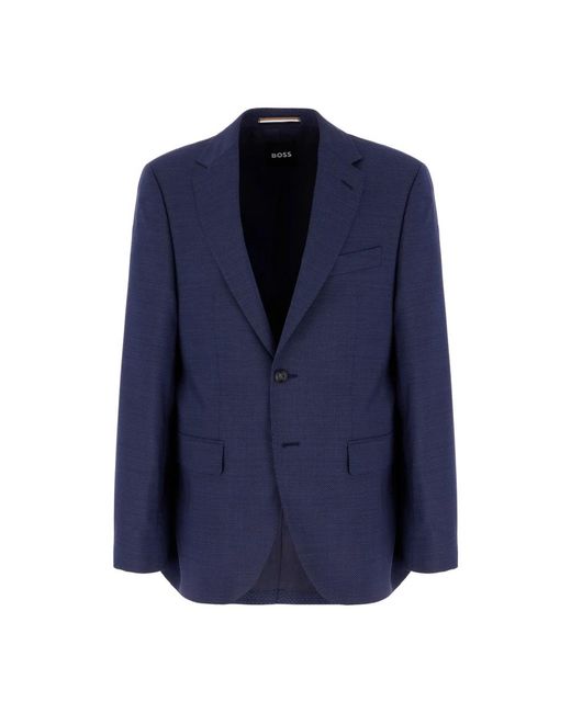 HUGO Blue Single Breasted Suits for men