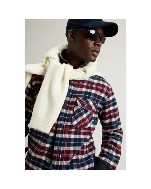 Woolrich Blue Casual Shirts for men