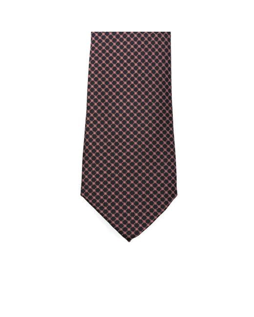 Canali Geometrische Krawatte in Purple für Herren