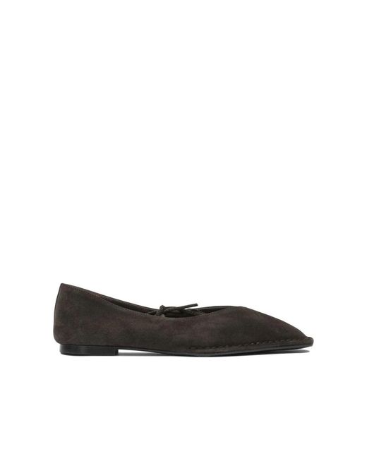 Alohas Black Ballerinas