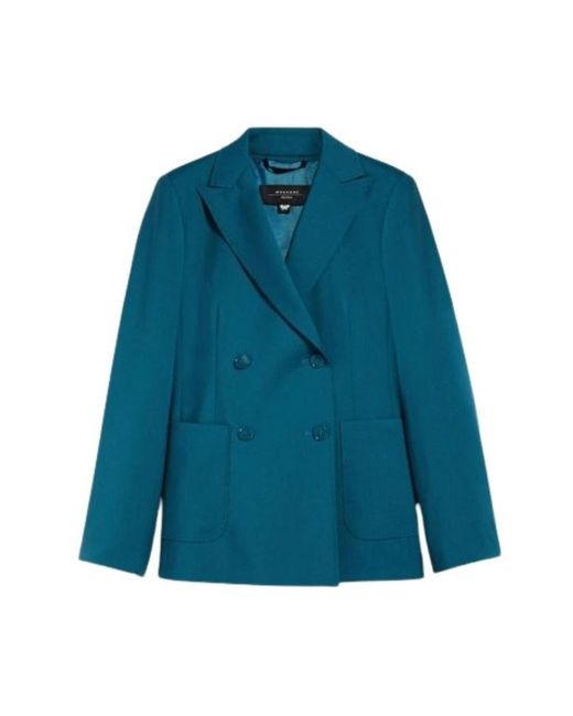 Weekend by Maxmara Blue Blazers