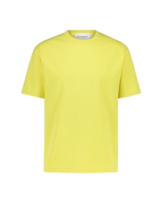 Closed Yellow T-Shirts for men