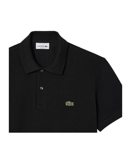Lacoste Black Polo Shirts for men