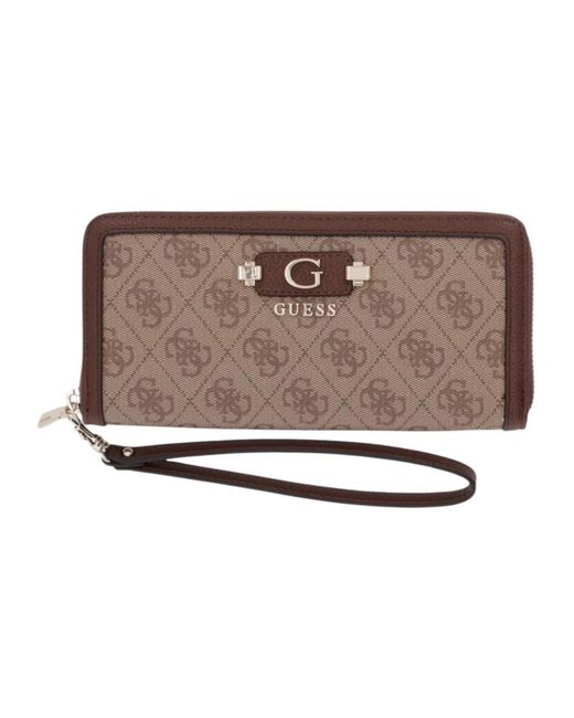 Wallets & Cardholders di Guess in Brown