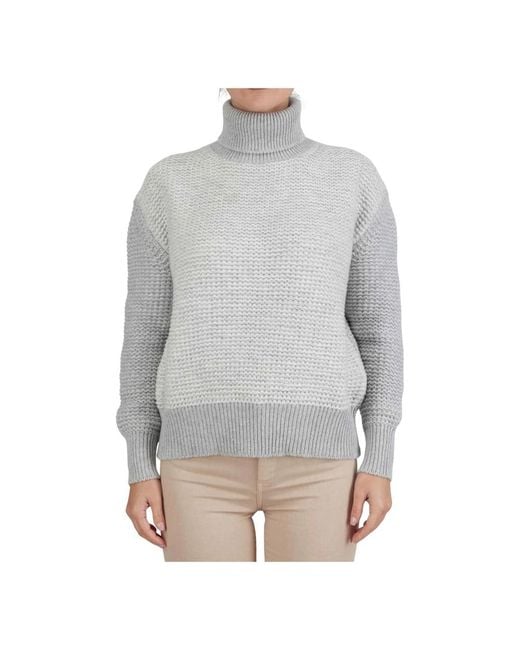 Kiton Gray Cashmere Knitwear
