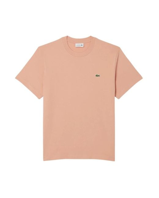 T-Shirts Lacoste de hombre de color Pink