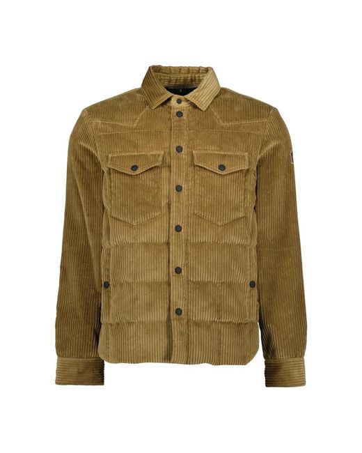 Moncler Jassen ,Bruin ,Doudoune-Chemise Gelt in het Green voor heren