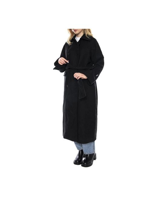 Belted Coats Minimum en coloris Black