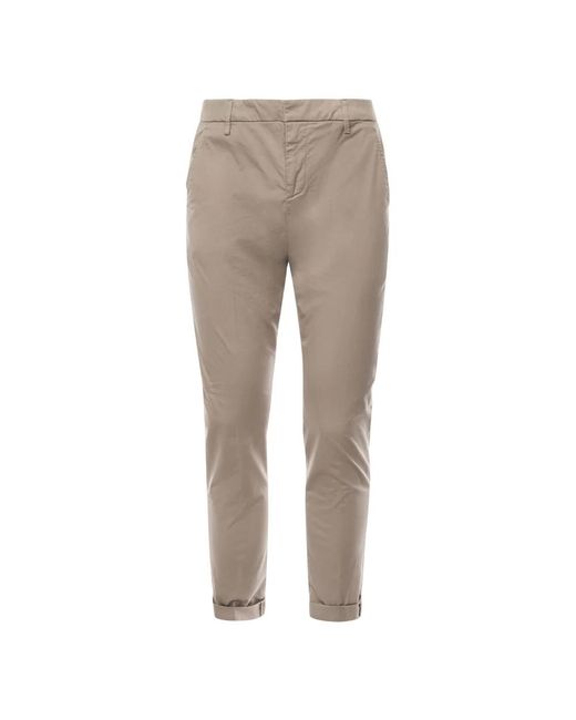 Dondup Slim chino hose mit taschen in Gray für Herren