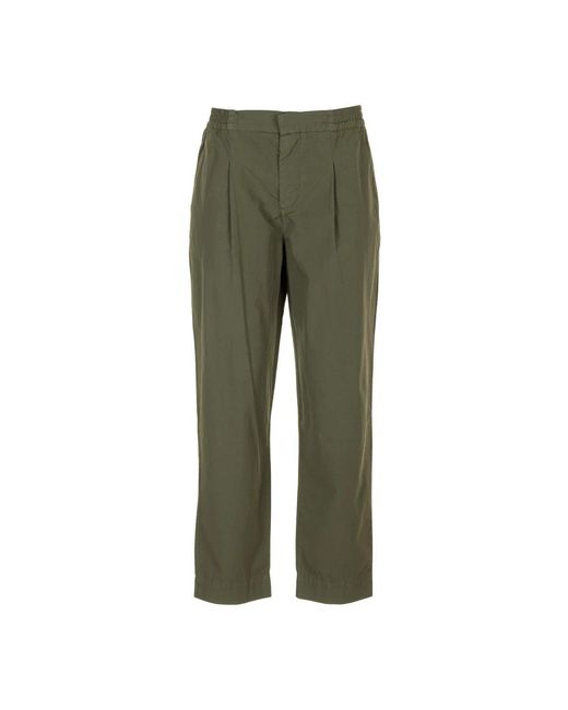 Alpha Studio Green Cropped Trousers