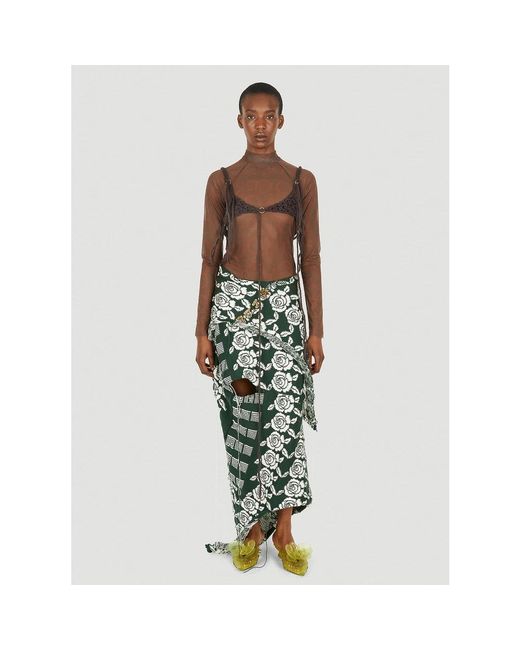 Louise Lyngh Bjerregaard Green Long Sleeve T-Shirts