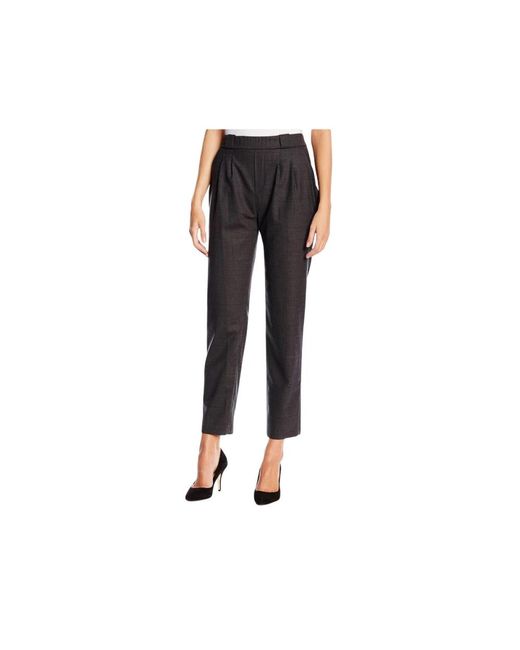Marc O' Polo Black Hose Mit Elastischem Bund Aus Leder