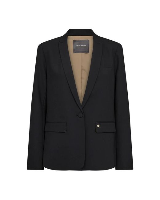 Mos Mosh Jassen ,Zwart ,Polyester Vrouwelijke Zwarte Blazer Mmphoebe Miley in het Black